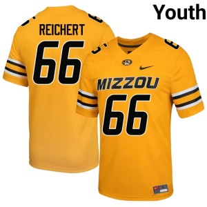 Youth MU Logan Reichert Gold #66 Stitched Jersey 425946-861
