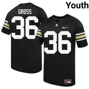 Youth Sean Gross 100th Anniversary Missouri University of Missouri Tigers Black Game #36 Jerseys 301451-488