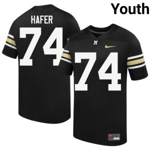Youth 100th Anniversary #74 Whit Hafer Stitched Mizzou Black Jersey 847340-163