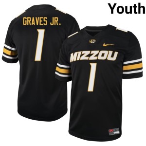 Youth Chris Graves Jr. #1 Mizzou 2026-27 Black Jersey 493843-747