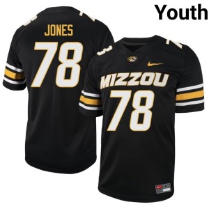 Youth University of Missouri Tigers Game DJ Jones Black #78 Jersey 733552-563