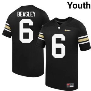 Youth Jeremiah Beasley Black 100th Anniversary Mizzou Football Team Alumni #6 Jersey 303751-520