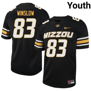 Youth Black Missouri Tigers High School #83 Kellen Winslow Jerseys 574560-329