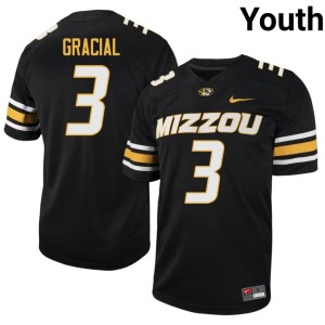 Youth Black Alumni #3 Marquis Gracial Missouri Tigers Jersey 502319-247