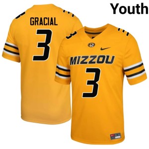 Youth Marquis Gracial #3 Gold MU University Jerseys 995363-213