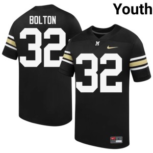Youth 100th Anniversary #32 Black Nick Bolton Alumni University of Missouri Tigers Jerseys 444905-481