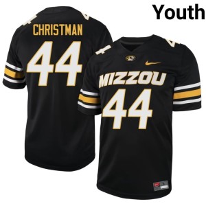 Youth Black Paul Christman Replica #44 MU Jerseys 540282-621