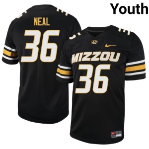 Youth Official Trashundon Neal #36 Missouri Tigers Black Jerseys 733604-233