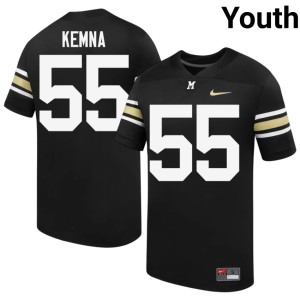 Youth Missouri Will Kemna Official 100th Anniversary Black #55 Jersey 717810-587